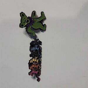 Grateful Dead pins the dancing Bear and Skeletons dancing LOT 7